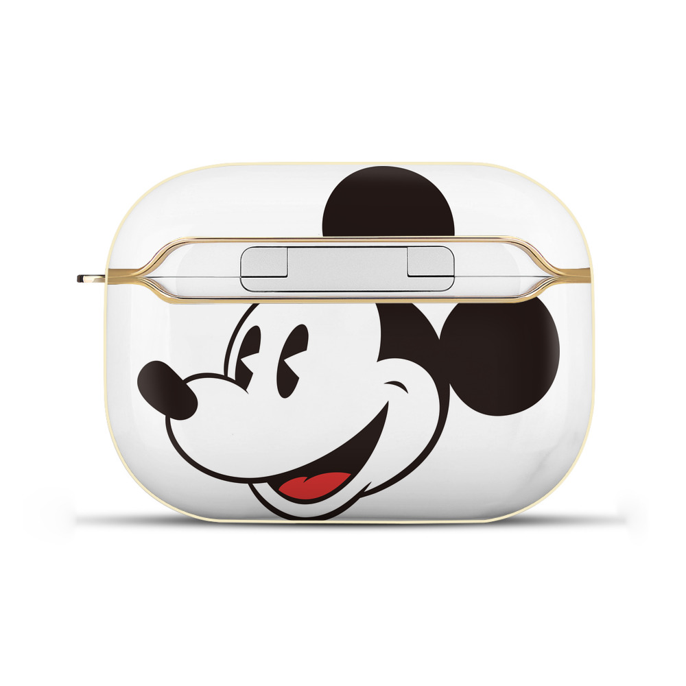 （画像用） ミッキーマウス Mickey Mouse 【AirPods Pro用】ハードシェル保護ケース｜耐衝撃・防指紋・カラビナ付き商品仕様