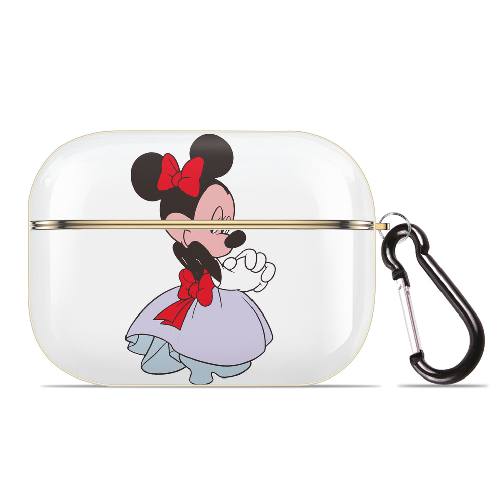 （画像用） ミッキーマウス Mickey Mouse 【AirPods Pro用】ハードシェル保護ケース｜耐衝撃・防指紋・カラビナ付き商品仕様