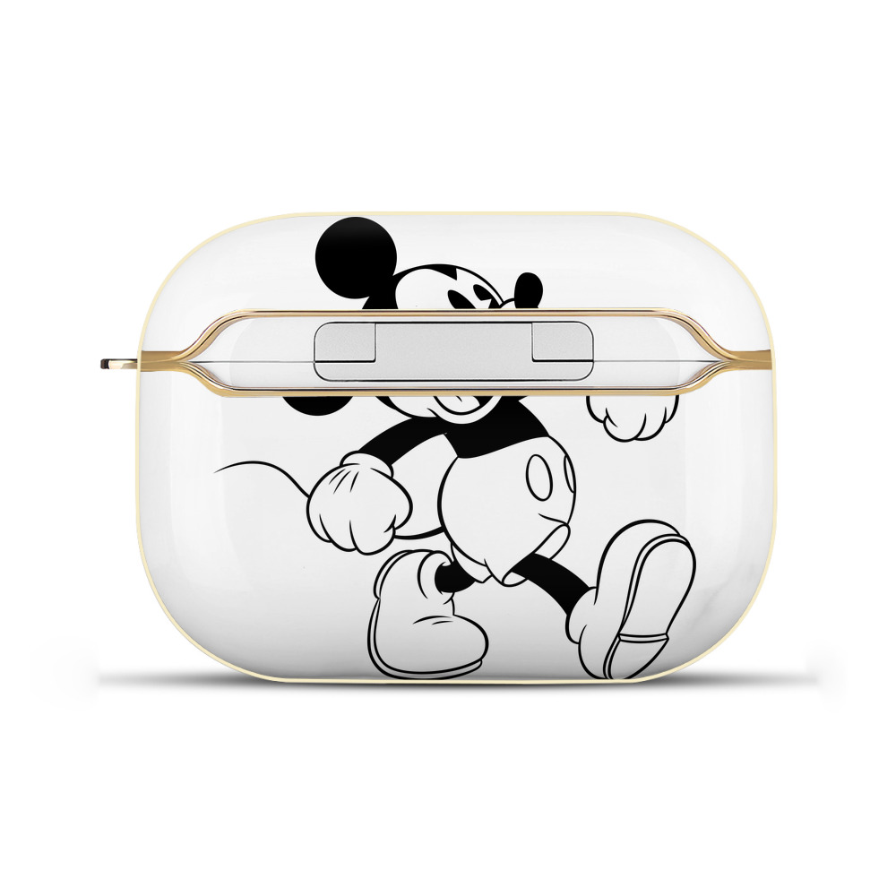 （画像用） ミッキーマウス Mickey Mouse 【AirPods Pro用】ハードシェル保護ケース｜耐衝撃・防指紋・カラビナ付き商品仕様