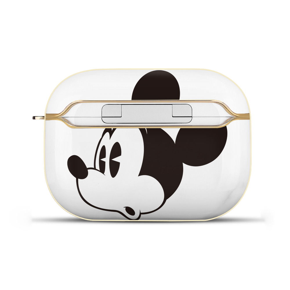 （画像用） ミッキーマウス Mickey Mouse 【AirPods Pro用】ハードシェル保護ケース｜耐衝撃・防指紋・カラビナ付き商品仕様