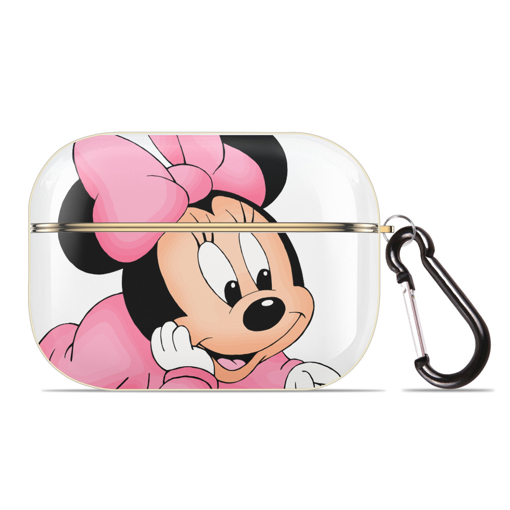 （画像用） ミッキーマウス Mickey Mouse 【AirPods Pro用】ハードシェル保護ケース｜耐衝撃・防指紋・カラビナ付き商品仕様