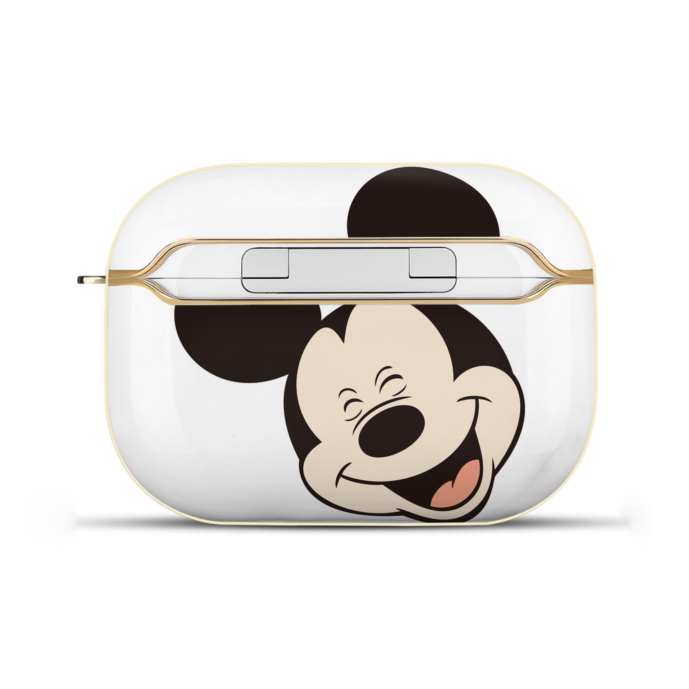 （画像用） ミッキーマウス Mickey Mouse 【AirPods Pro用】ハードシェル保護ケース｜耐衝撃・防指紋・カラビナ付き商品仕様