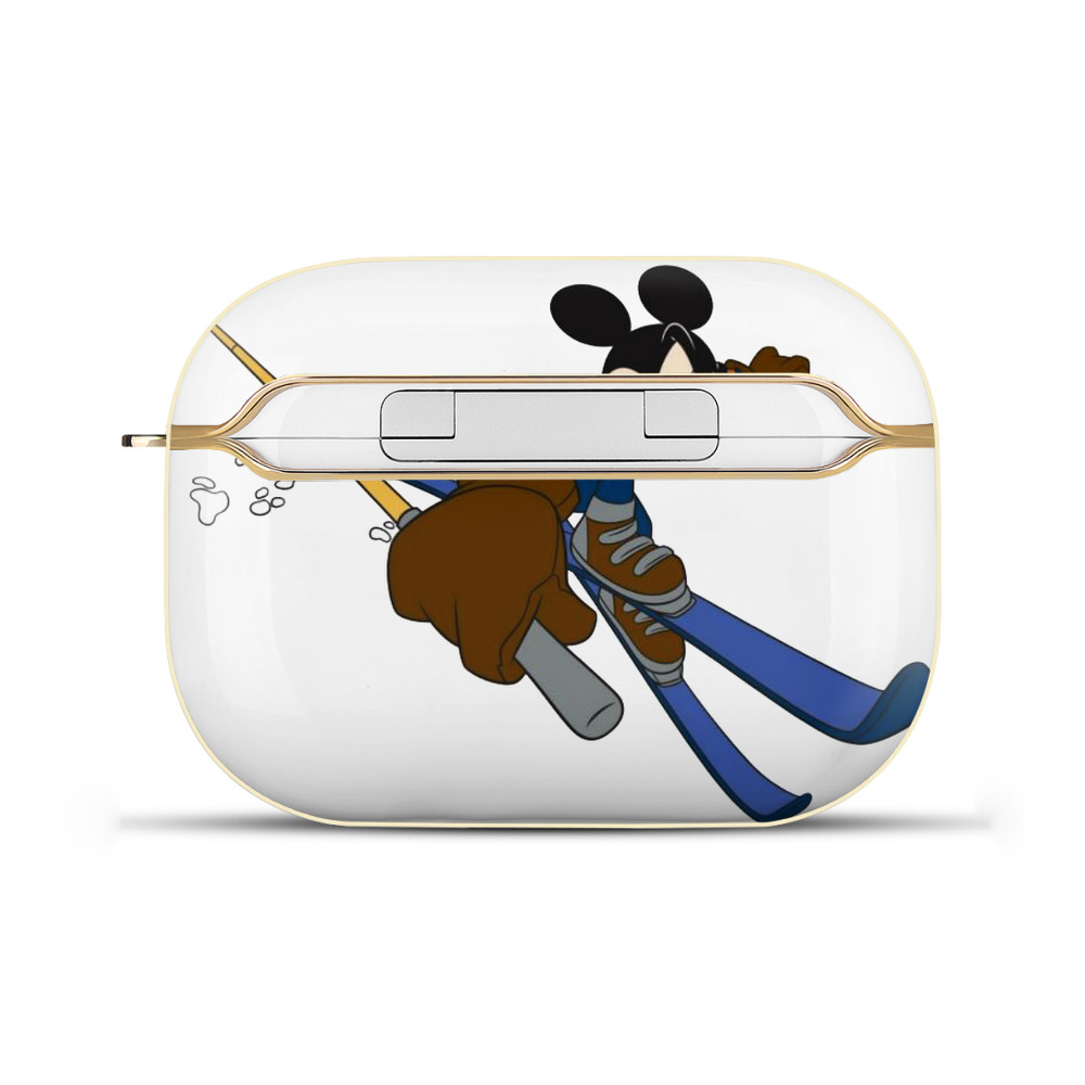 （画像用） ミッキーマウス Mickey Mouse 【AirPods Pro用】ハードシェル保護ケース｜耐衝撃・防指紋・カラビナ付き商品仕様