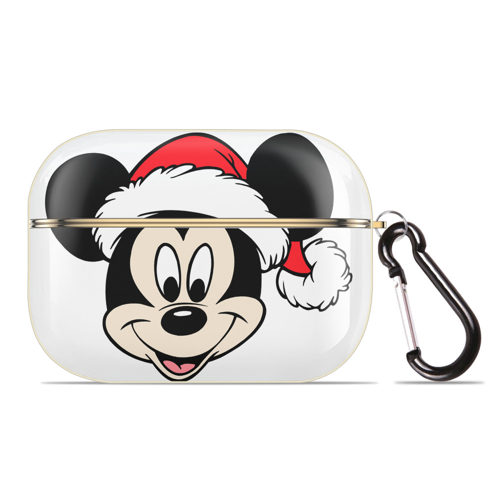 （画像用） ミッキーマウス Mickey Mouse 【AirPods Pro用】ハードシェル保護ケース｜耐衝撃・防指紋・カラビナ付き商品仕様