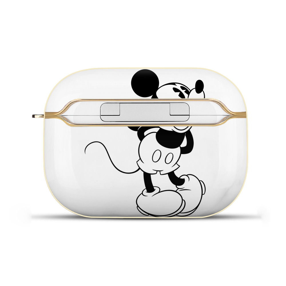 （画像用） ミッキーマウス Mickey Mouse 【AirPods Pro用】ハードシェル保護ケース｜耐衝撃・防指紋・カラビナ付き商品仕様