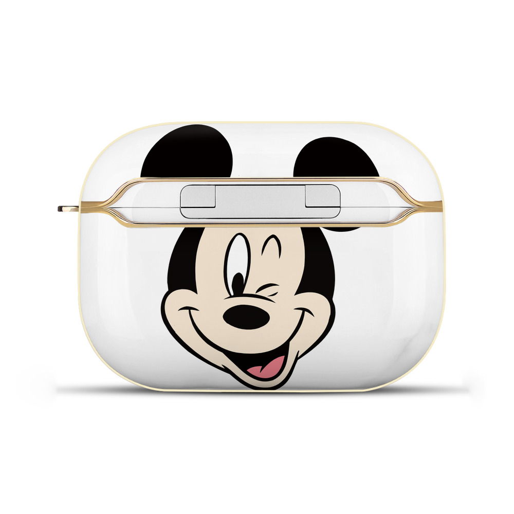 （画像用） ミッキーマウス Mickey Mouse 【AirPods Pro用】ハードシェル保護ケース｜耐衝撃・防指紋・カラビナ付き商品仕様