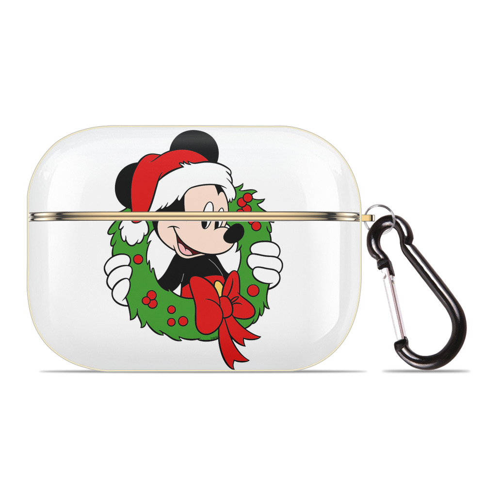 （画像用） ミッキーマウス Mickey Mouse 【AirPods Pro用】ハードシェル保護ケース｜耐衝撃・防指紋・カラビナ付き商品仕様