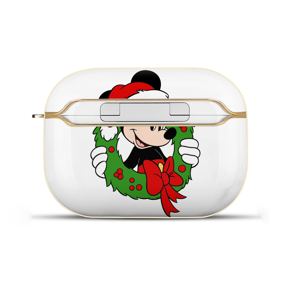 （画像用） ミッキーマウス Mickey Mouse 【AirPods Pro用】ハードシェル保護ケース｜耐衝撃・防指紋・カラビナ付き商品仕様