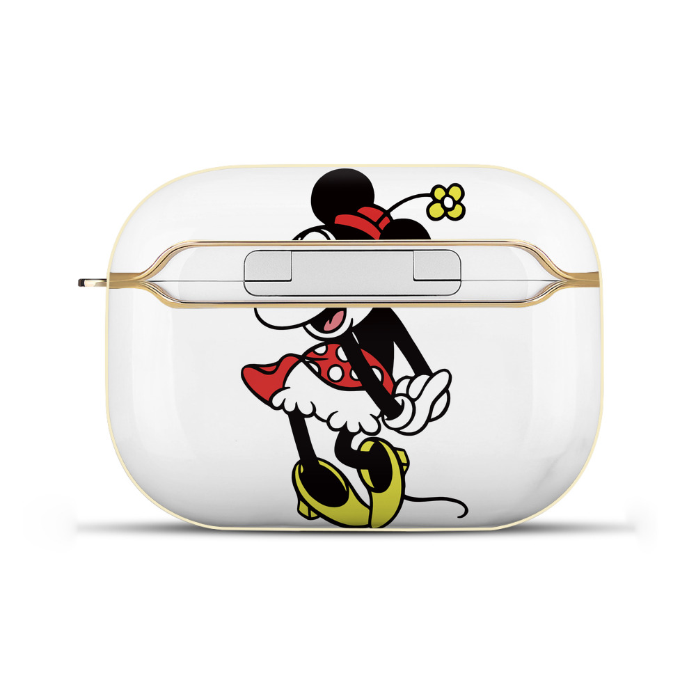 （画像用） ミッキーマウス Mickey Mouse 【AirPods Pro用】ハードシェル保護ケース｜耐衝撃・防指紋・カラビナ付き商品仕様