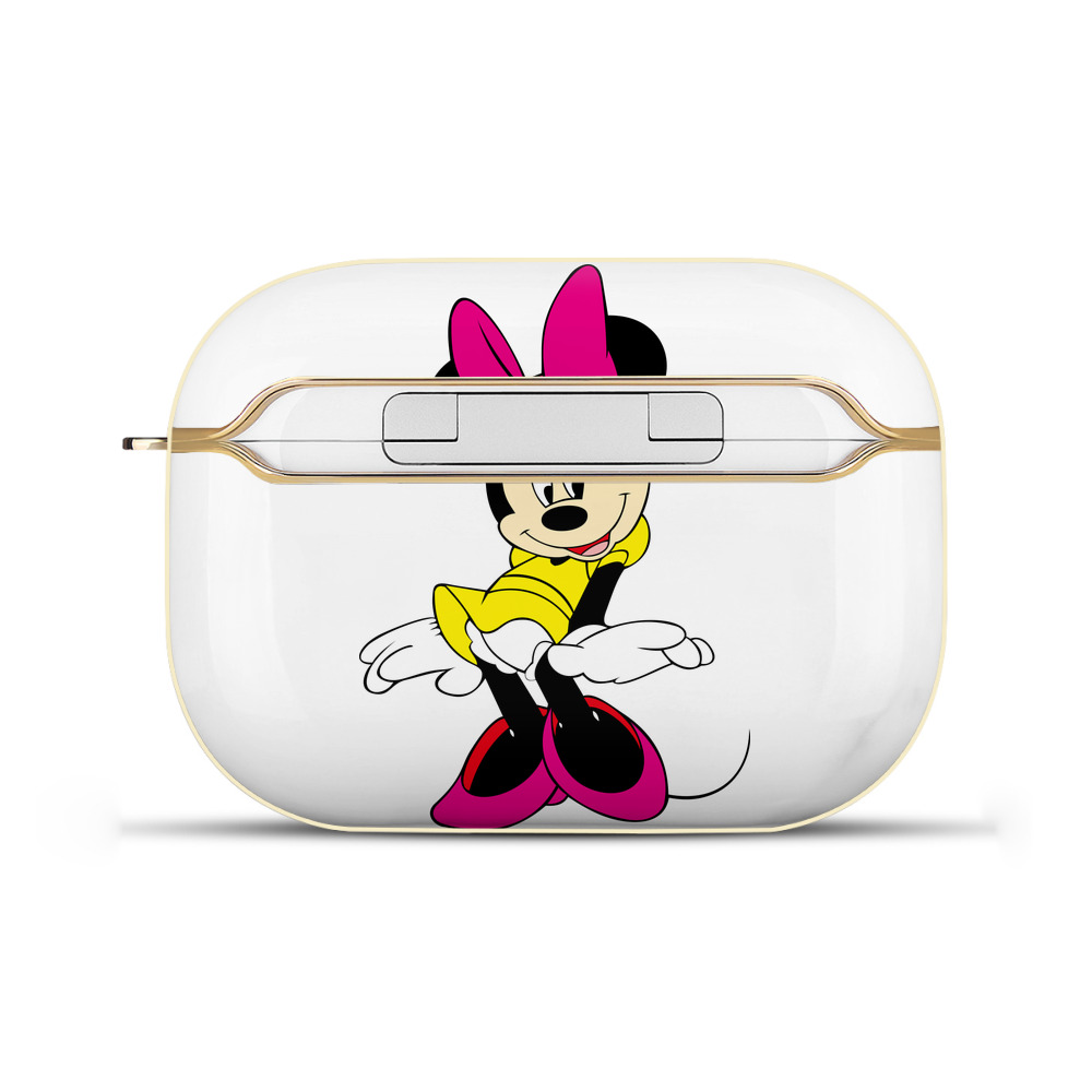 （画像用） ミッキーマウス Mickey Mouse 【AirPods Pro用】ハードシェル保護ケース｜耐衝撃・防指紋・カラビナ付き商品仕様