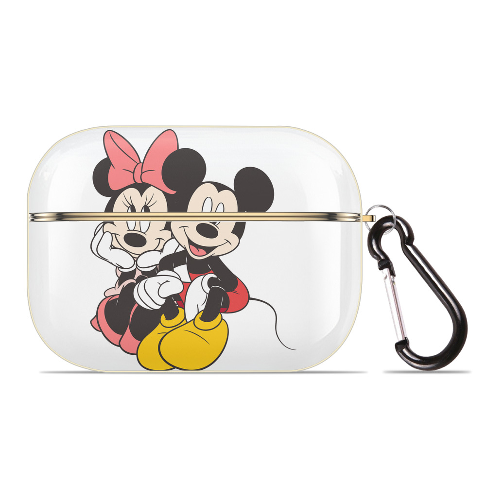 （画像用） ミッキーマウス Mickey Mouse 【AirPods Pro用】ハードシェル保護ケース｜耐衝撃・防指紋・カラビナ付き商品仕様