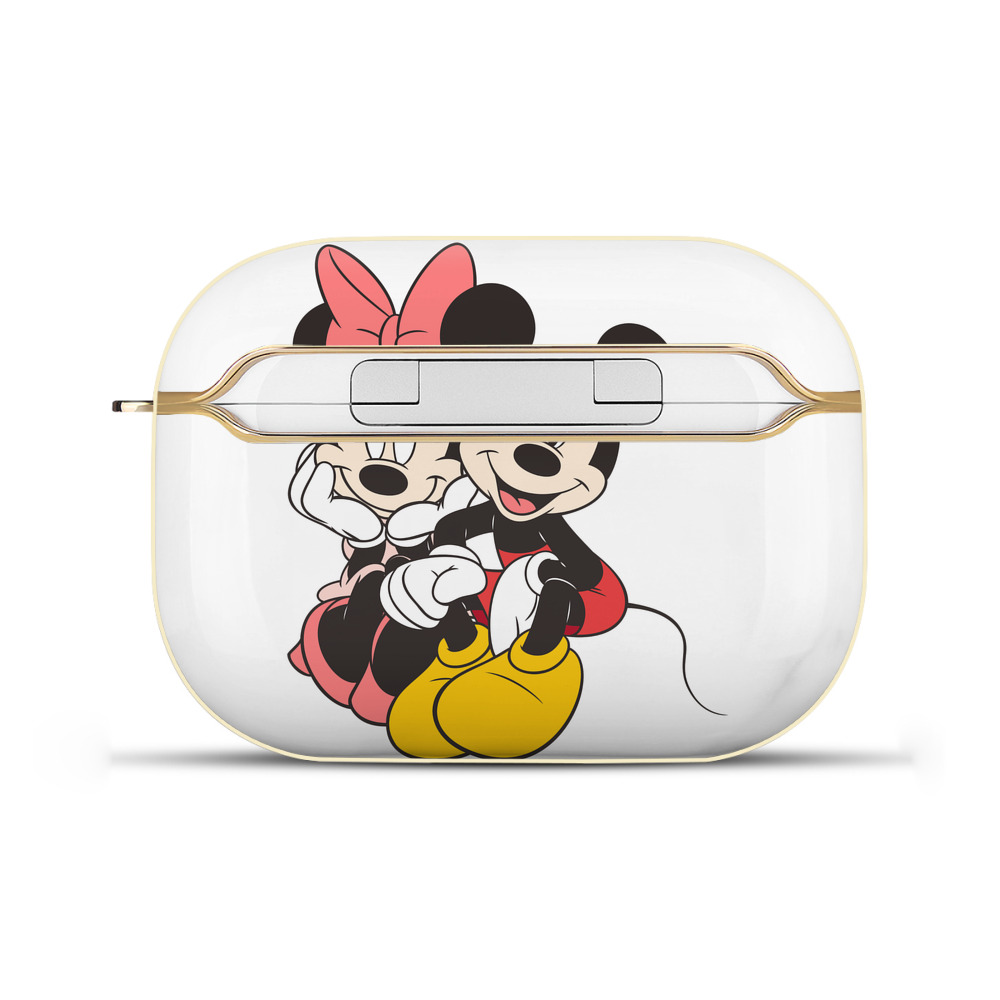 （画像用） ミッキーマウス Mickey Mouse 【AirPods Pro用】ハードシェル保護ケース｜耐衝撃・防指紋・カラビナ付き商品仕様
