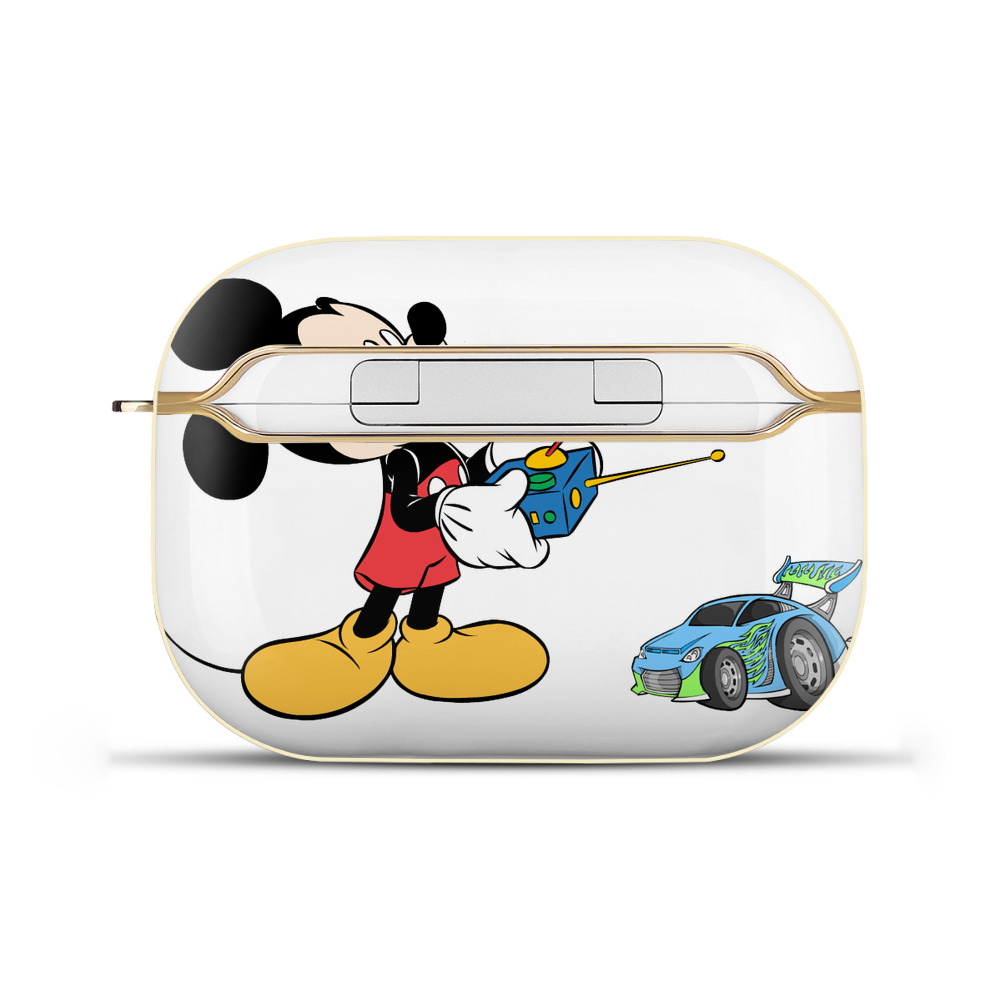 （画像用） ミッキーマウス Mickey Mouse 【AirPods Pro用】ハードシェル保護ケース｜耐衝撃・防指紋・カラビナ付き商品仕様
