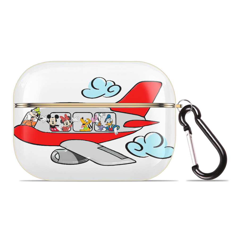 （画像用） ミッキーマウス Mickey Mouse 【AirPods Pro用】ハードシェル保護ケース｜耐衝撃・防指紋・カラビナ付き商品仕様