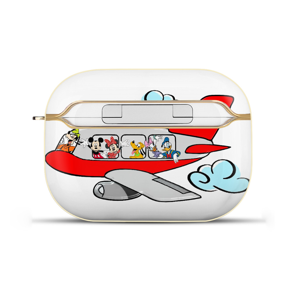 （画像用） ミッキーマウス Mickey Mouse 【AirPods Pro用】ハードシェル保護ケース｜耐衝撃・防指紋・カラビナ付き商品仕様