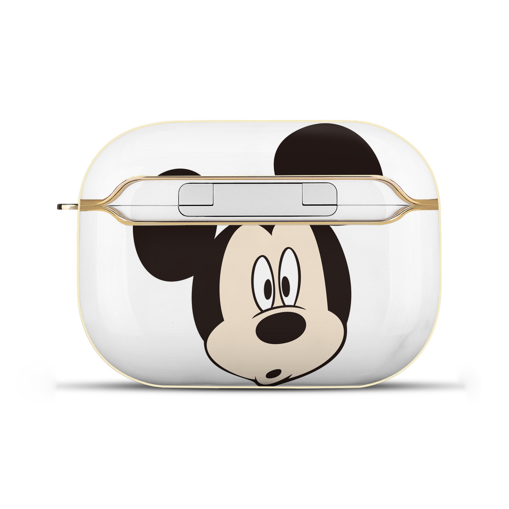（画像用） ミッキーマウス Mickey Mouse 【AirPods Pro用】ハードシェル保護ケース｜耐衝撃・防指紋・カラビナ付き商品仕様