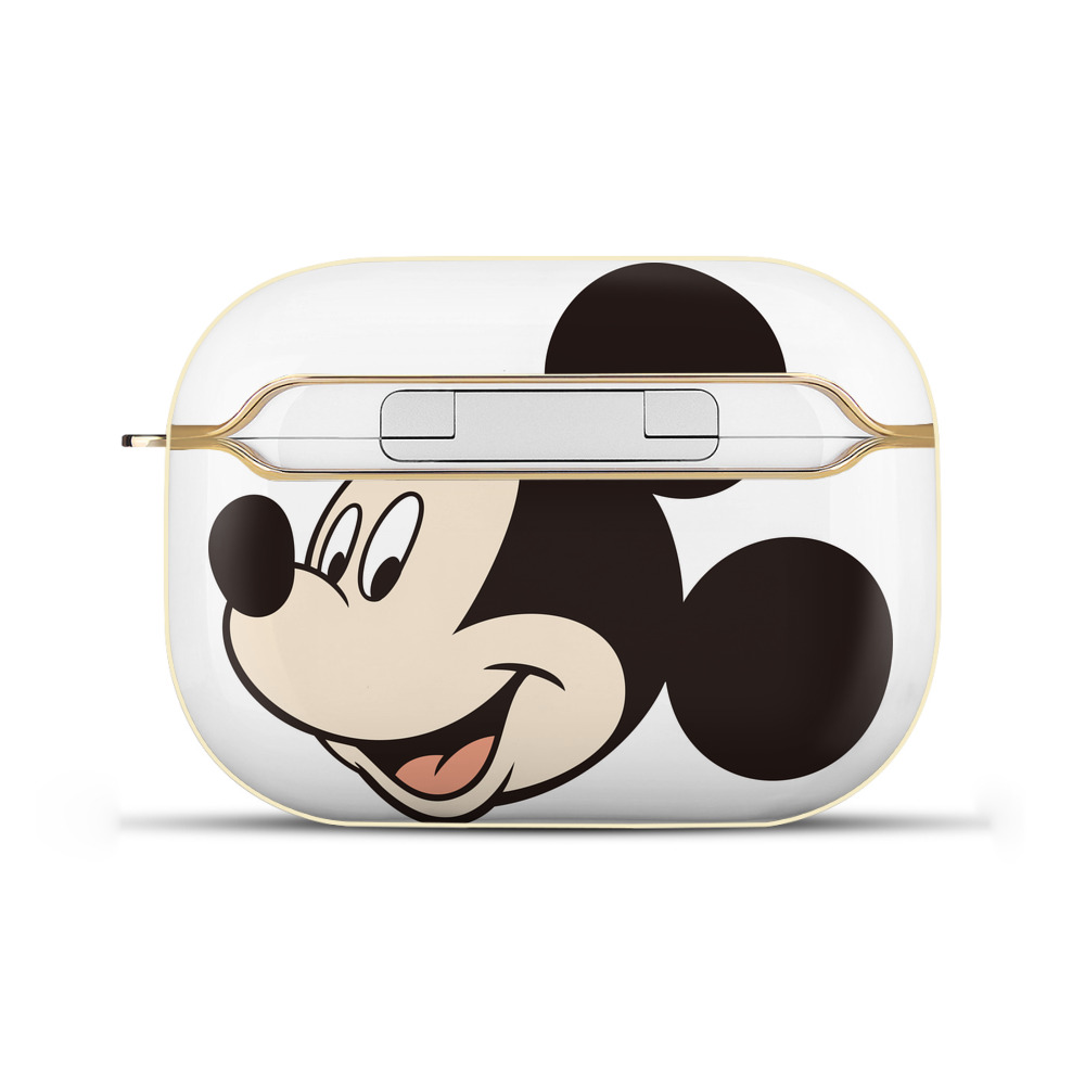 （画像用） ミッキーマウス Mickey Mouse 【AirPods Pro用】ハードシェル保護ケース｜耐衝撃・防指紋・カラビナ付き商品仕様