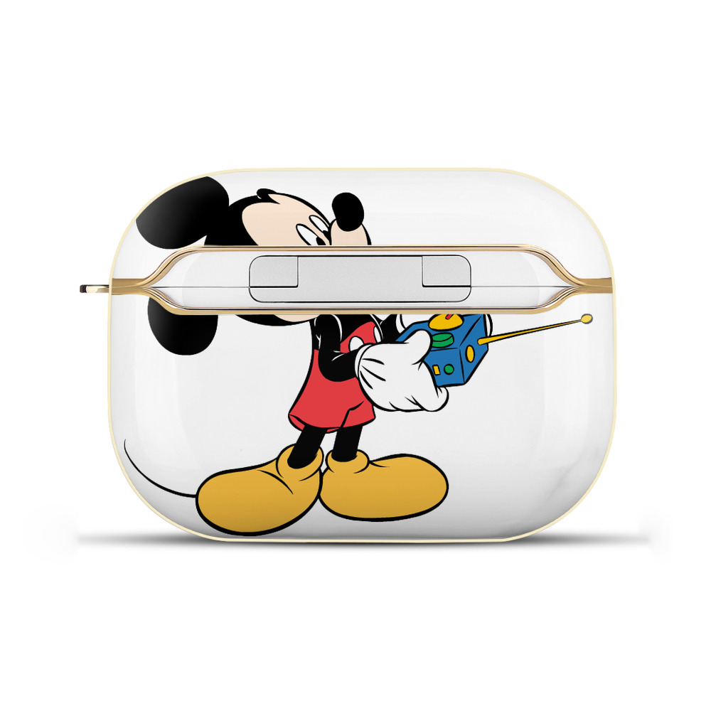 （画像用） ミッキーマウス Mickey Mouse 【AirPods Pro用】ハードシェル保護ケース｜耐衝撃・防指紋・カラビナ付き商品仕様
