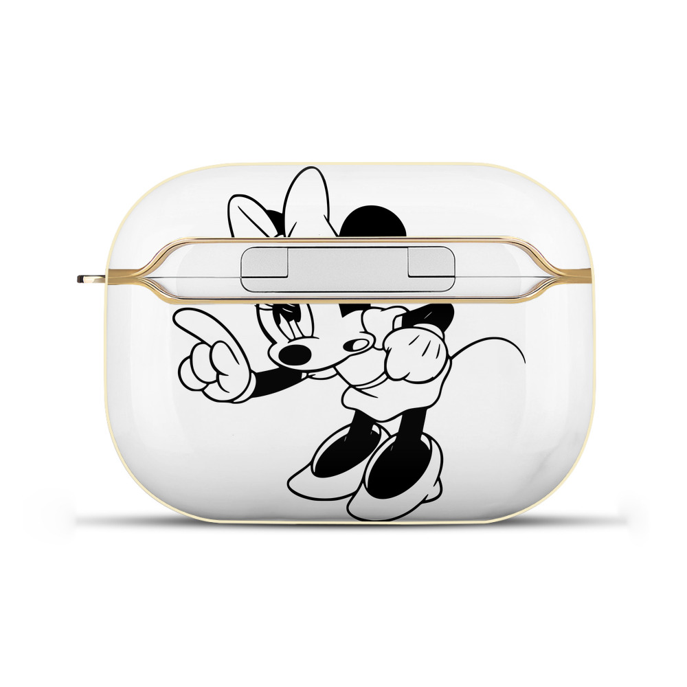 （画像用） ミッキーマウス Mickey Mouse 【AirPods Pro用】ハードシェル保護ケース｜耐衝撃・防指紋・カラビナ付き商品仕様