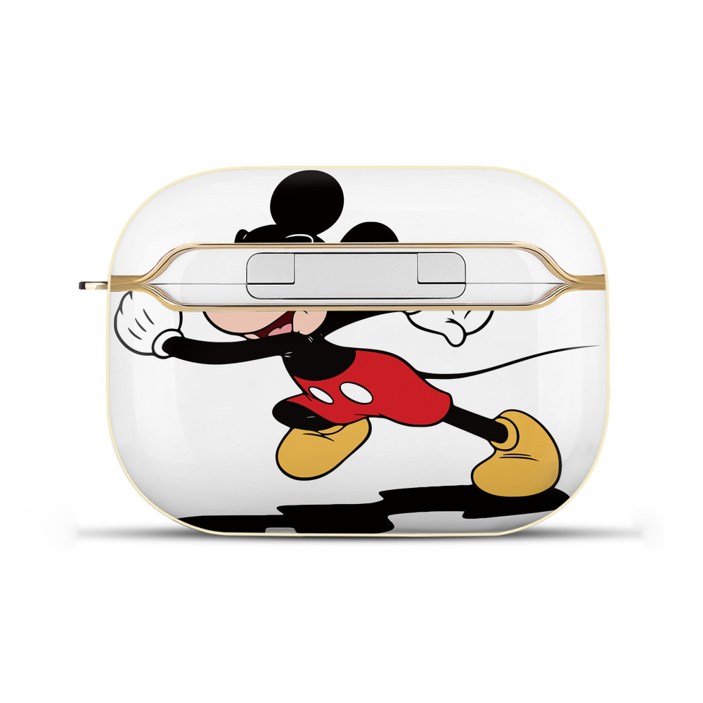 （画像用） ミッキーマウス Mickey Mouse 【AirPods Pro用】ハードシェル保護ケース｜耐衝撃・防指紋・カラビナ付き商品仕様