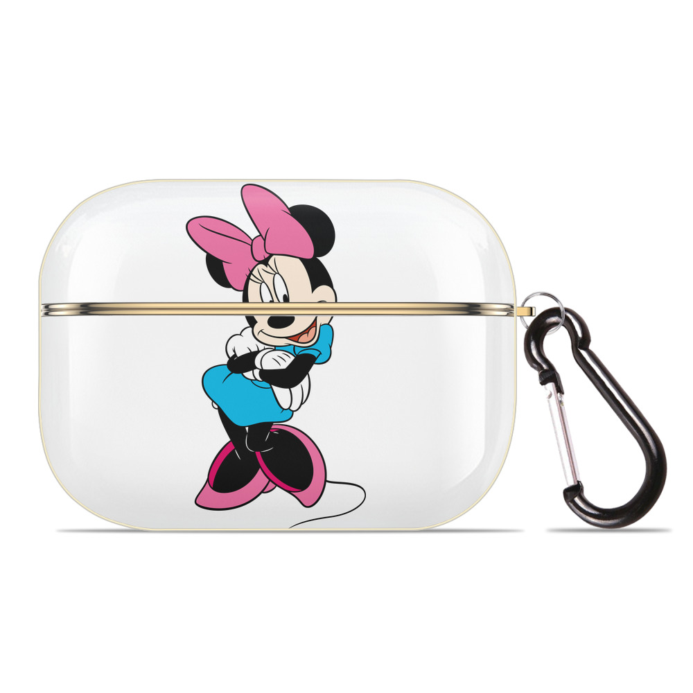 （画像用） ミッキーマウス Mickey Mouse 【AirPods Pro用】ハードシェル保護ケース｜耐衝撃・防指紋・カラビナ付き商品仕様