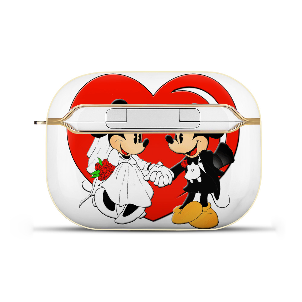 （画像用） ミッキーマウス Mickey Mouse 【AirPods Pro用】ハードシェル保護ケース｜耐衝撃・防指紋・カラビナ付き商品仕様