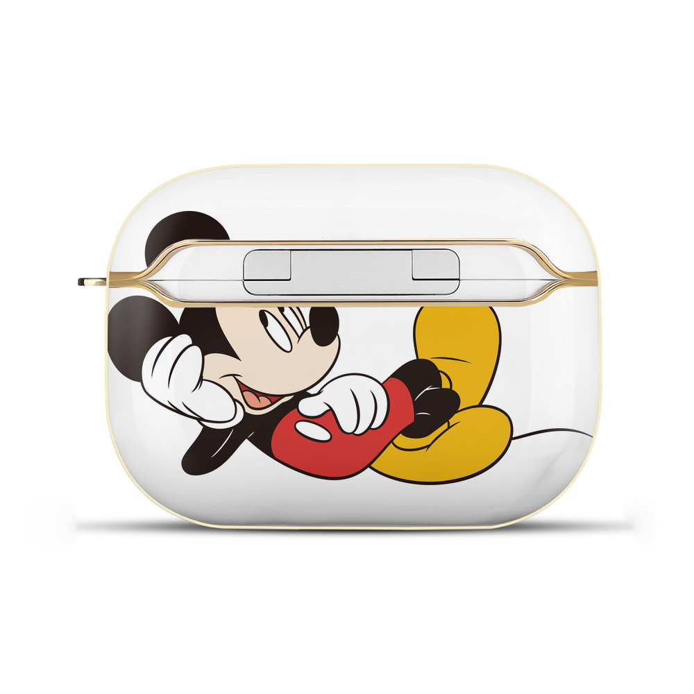 （画像用） ミッキーマウス Mickey Mouse 【AirPods Pro用】ハードシェル保護ケース｜耐衝撃・防指紋・カラビナ付き商品仕様