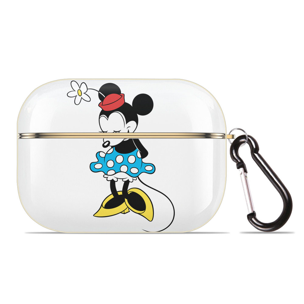 （画像用） ミッキーマウス Mickey Mouse 【AirPods Pro用】ハードシェル保護ケース｜耐衝撃・防指紋・カラビナ付き商品仕様