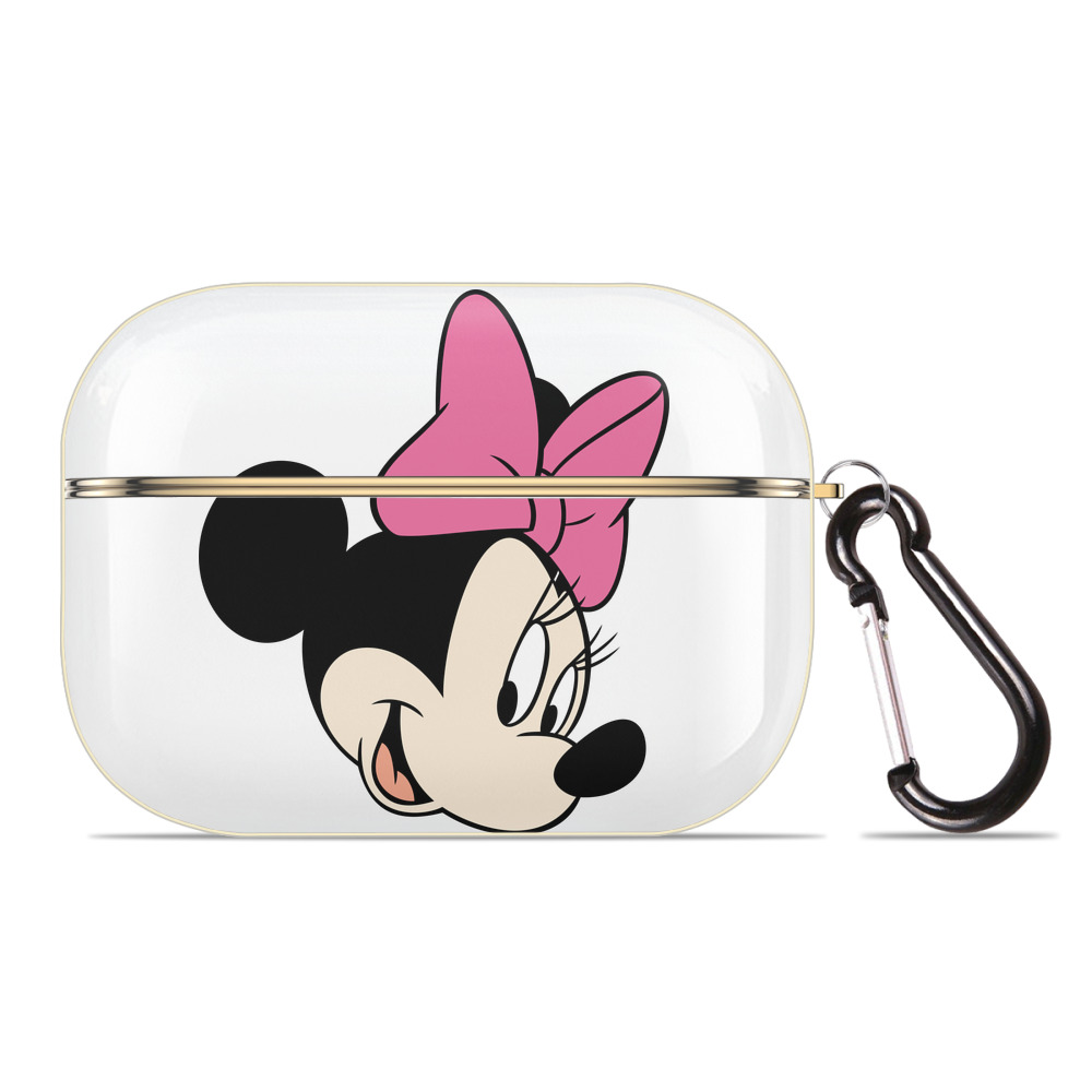 （画像用） ミッキーマウス Mickey Mouse 【AirPods Pro用】ハードシェル保護ケース｜耐衝撃・防指紋・カラビナ付き商品仕様
