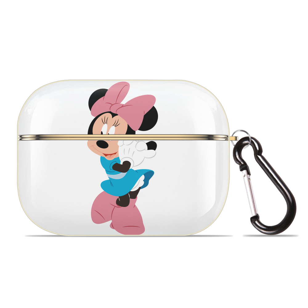 （画像用） ミッキーマウス Mickey Mouse 【AirPods Pro用】ハードシェル保護ケース｜耐衝撃・防指紋・カラビナ付き商品仕様