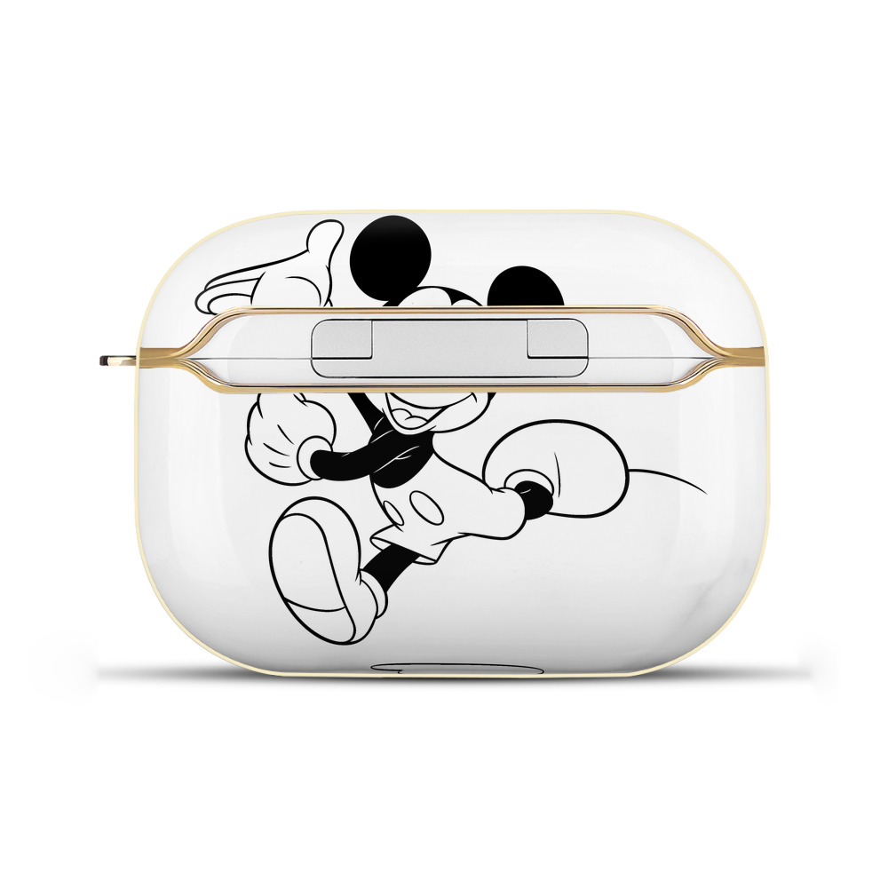 （画像用） ミッキーマウス Mickey Mouse 【AirPods Pro用】ハードシェル保護ケース｜耐衝撃・防指紋・カラビナ付き商品仕様