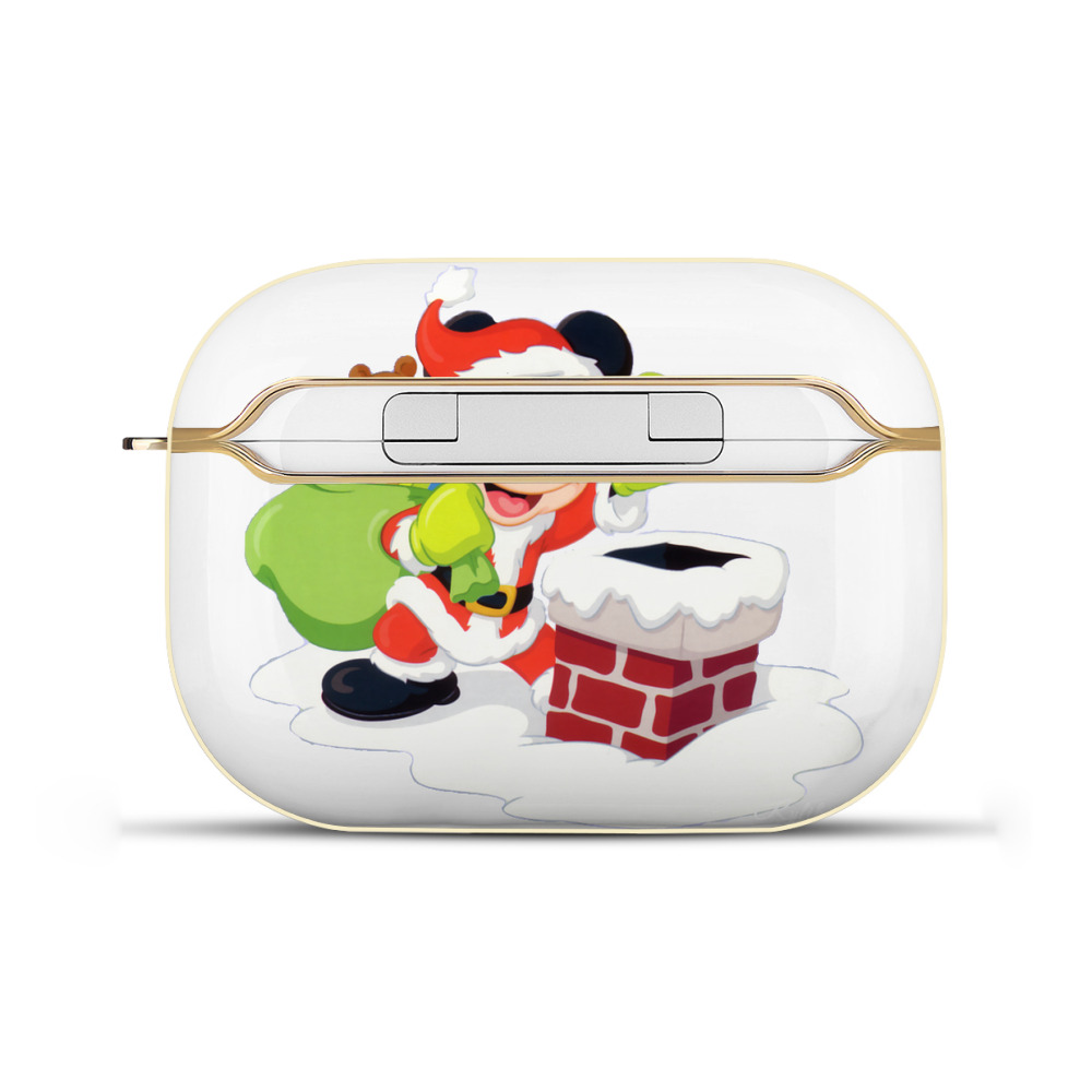 （画像用） ミッキーマウス Mickey Mouse 【AirPods Pro用】ハードシェル保護ケース｜耐衝撃・防指紋・カラビナ付き商品仕様