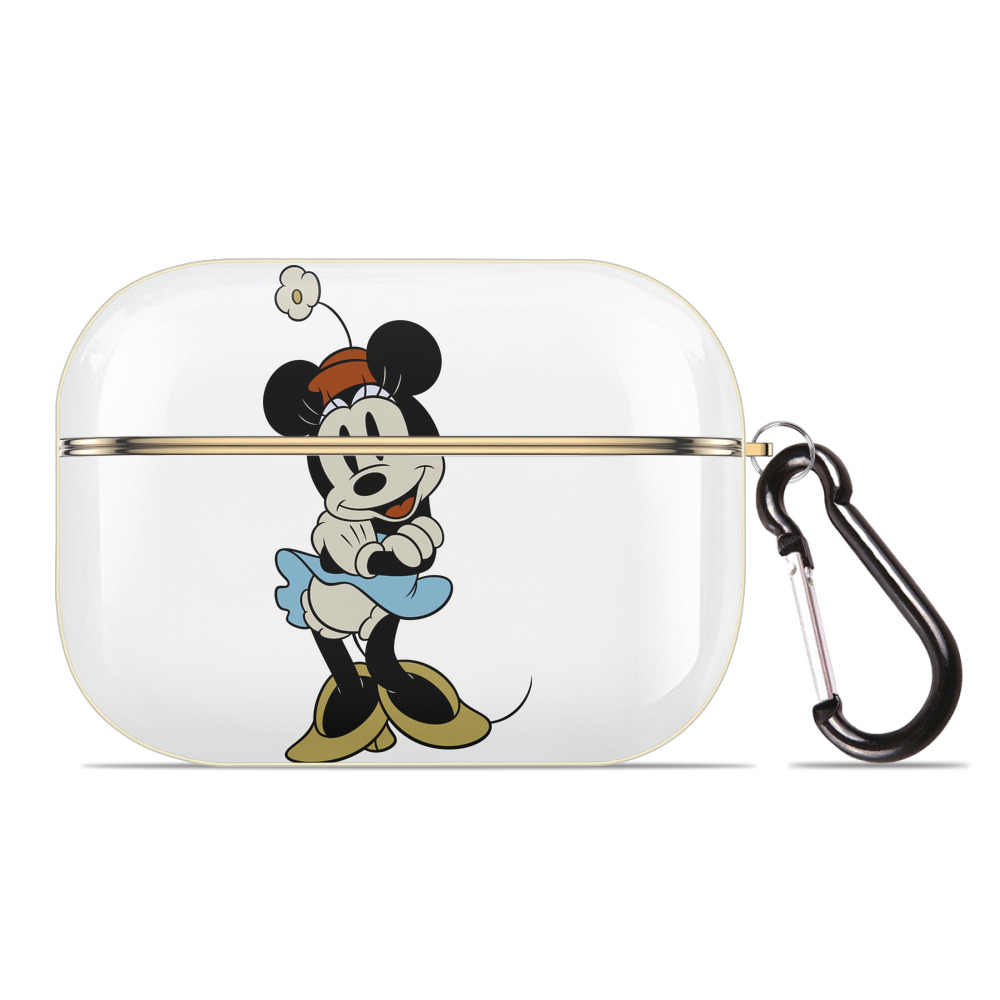 （画像用） ミッキーマウス Mickey Mouse 【AirPods Pro用】ハードシェル保護ケース｜耐衝撃・防指紋・カラビナ付き商品仕様