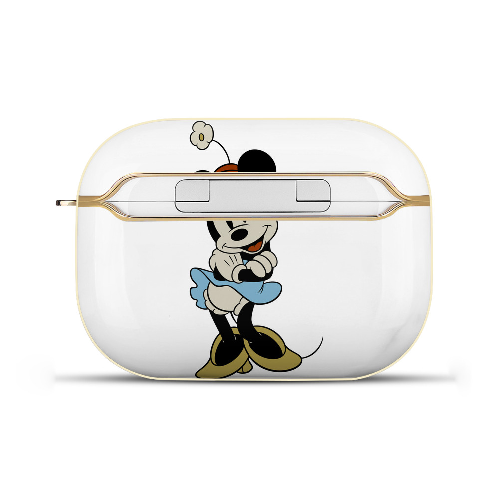 （画像用） ミッキーマウス Mickey Mouse 【AirPods Pro用】ハードシェル保護ケース｜耐衝撃・防指紋・カラビナ付き商品仕様