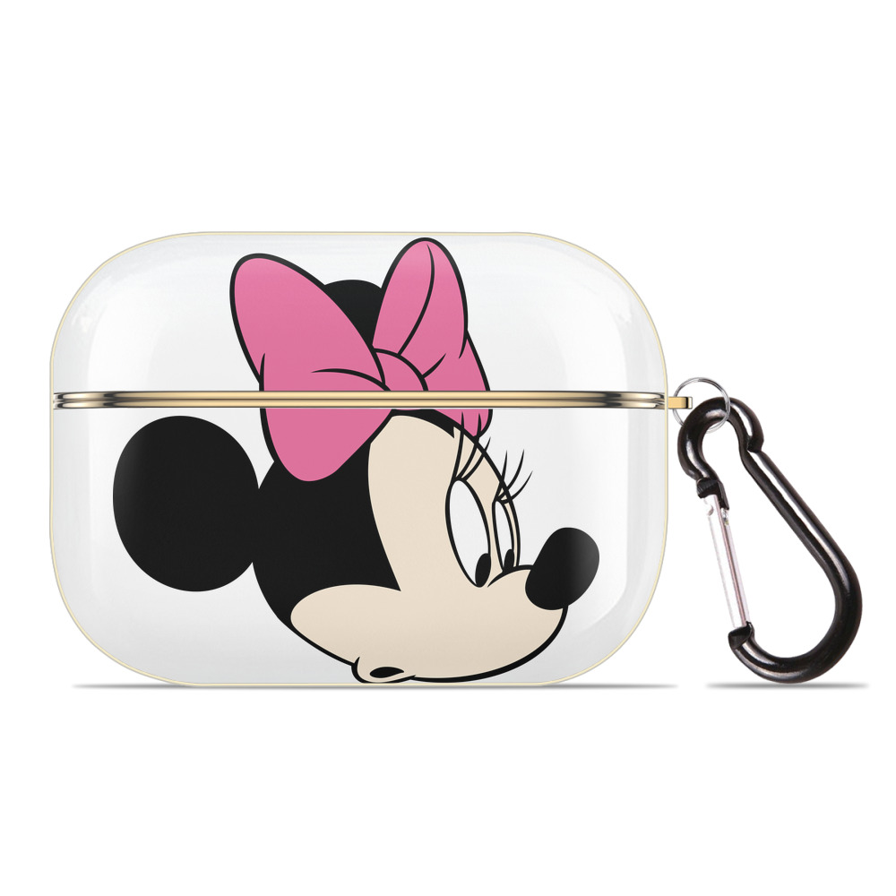 （画像用） ミッキーマウス Mickey Mouse 【AirPods Pro用】ハードシェル保護ケース｜耐衝撃・防指紋・カラビナ付き商品仕様