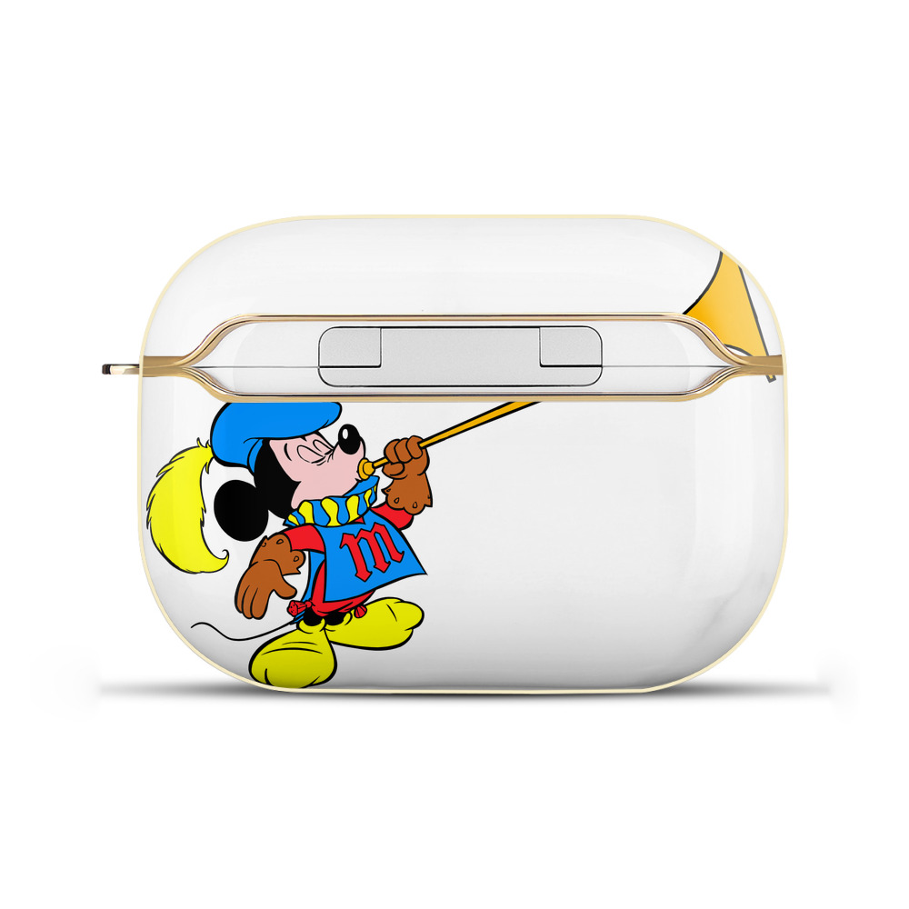 （画像用） ミッキーマウス Mickey Mouse 【AirPods Pro用】ハードシェル保護ケース｜耐衝撃・防指紋・カラビナ付き商品仕様