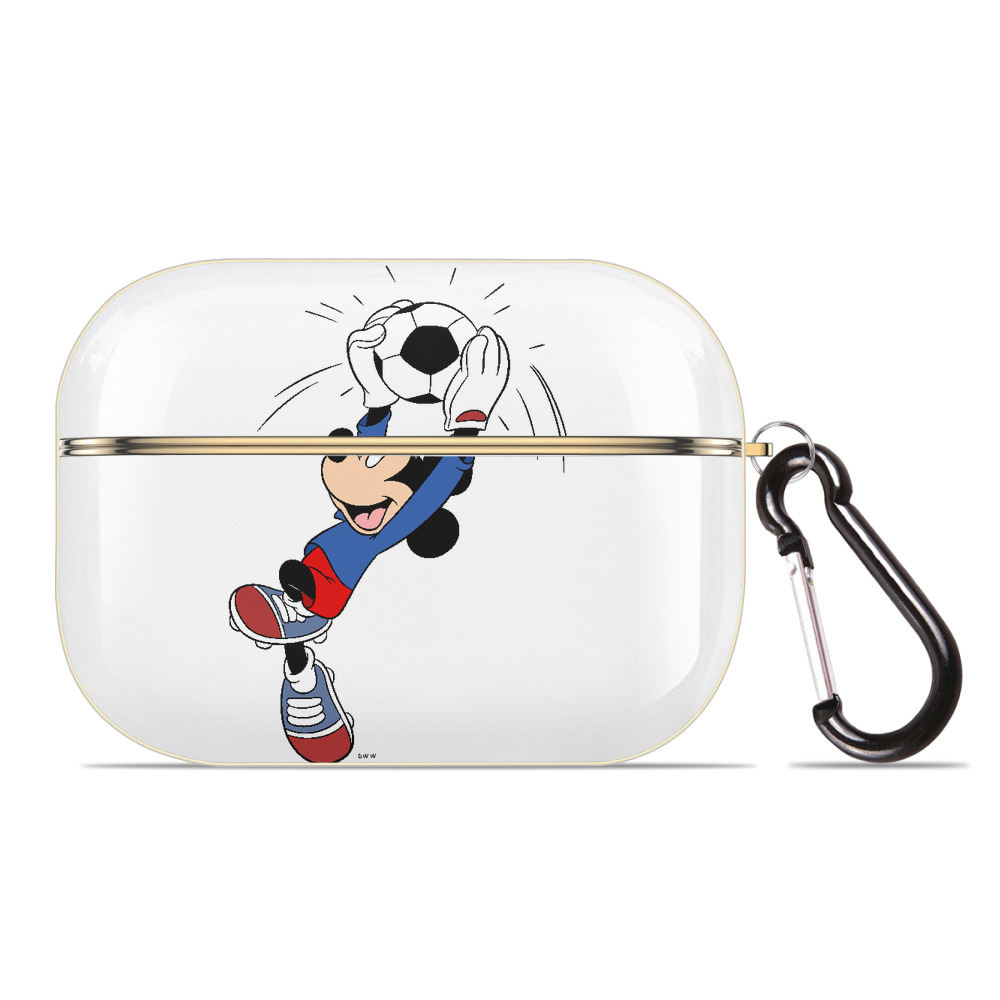 （画像用） ミッキーマウス Mickey Mouse 【AirPods Pro用】ハードシェル保護ケース｜耐衝撃・防指紋・カラビナ付き商品仕様