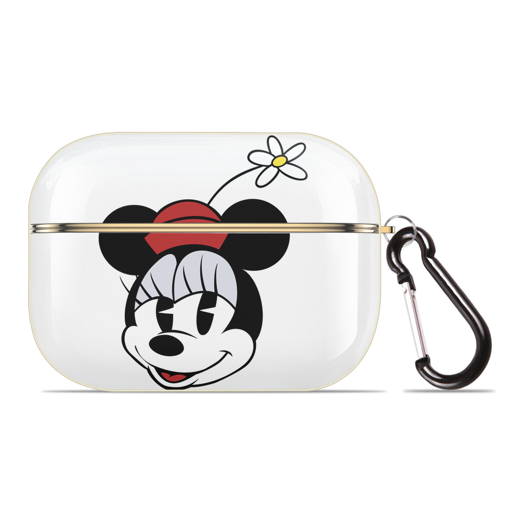 （画像用） ミッキーマウス Mickey Mouse 【AirPods Pro用】ハードシェル保護ケース｜耐衝撃・防指紋・カラビナ付き商品仕様
