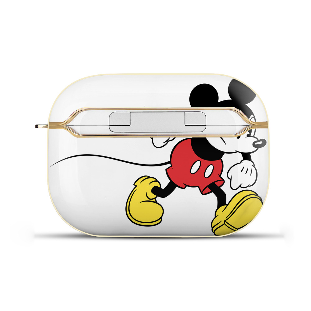 （画像用） ミッキーマウス Mickey Mouse 【AirPods Pro用】ハードシェル保護ケース｜耐衝撃・防指紋・カラビナ付き商品仕様