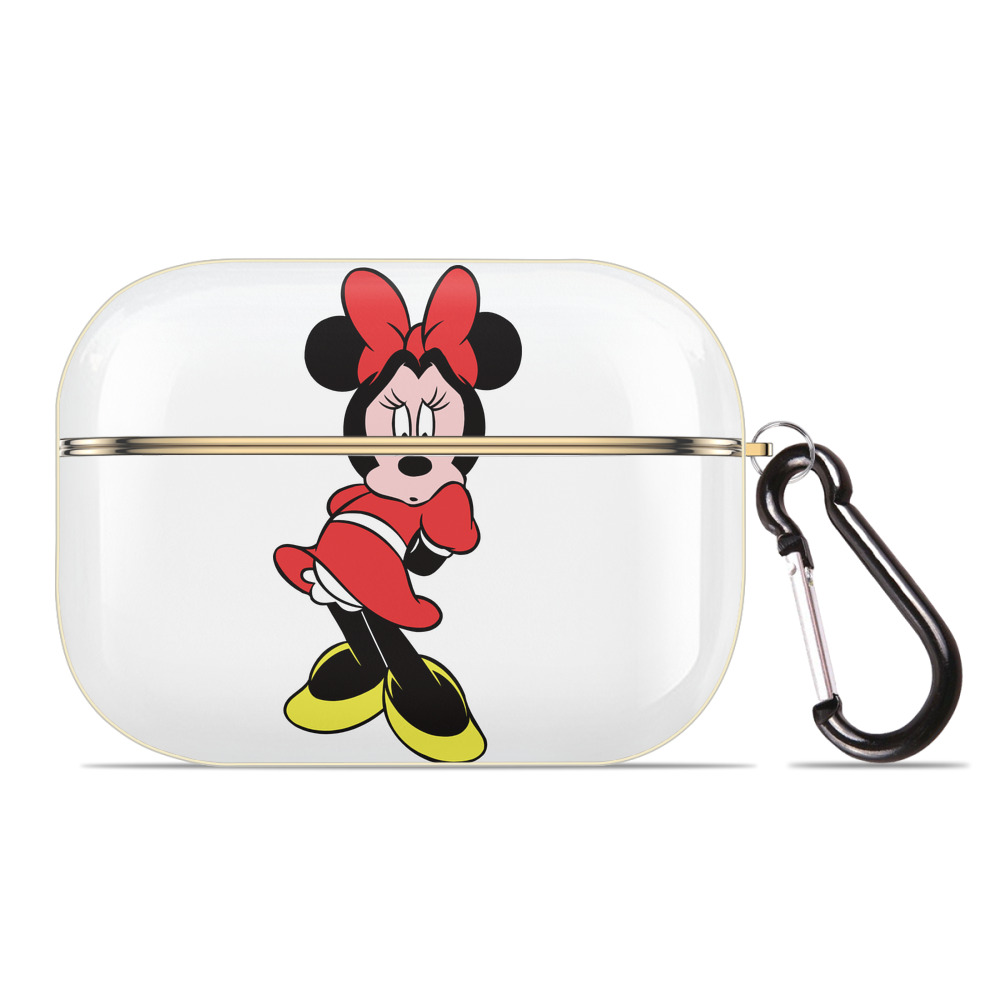 （画像用） ミッキーマウス Mickey Mouse 【AirPods Pro用】ハードシェル保護ケース｜耐衝撃・防指紋・カラビナ付き商品仕様