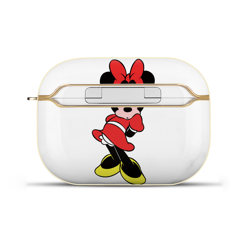 （画像用） ミッキーマウス Mickey Mouse 【AirPods Pro用】ハードシェル保護ケース｜耐衝撃・防指紋・カラビナ付き商品仕様