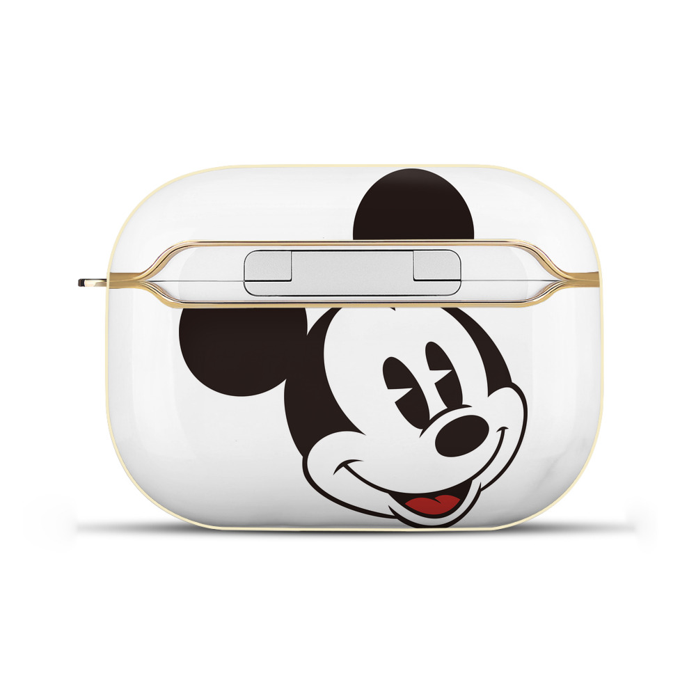 （画像用） ミッキーマウス Mickey Mouse 【AirPods Pro用】ハードシェル保護ケース｜耐衝撃・防指紋・カラビナ付き商品仕様