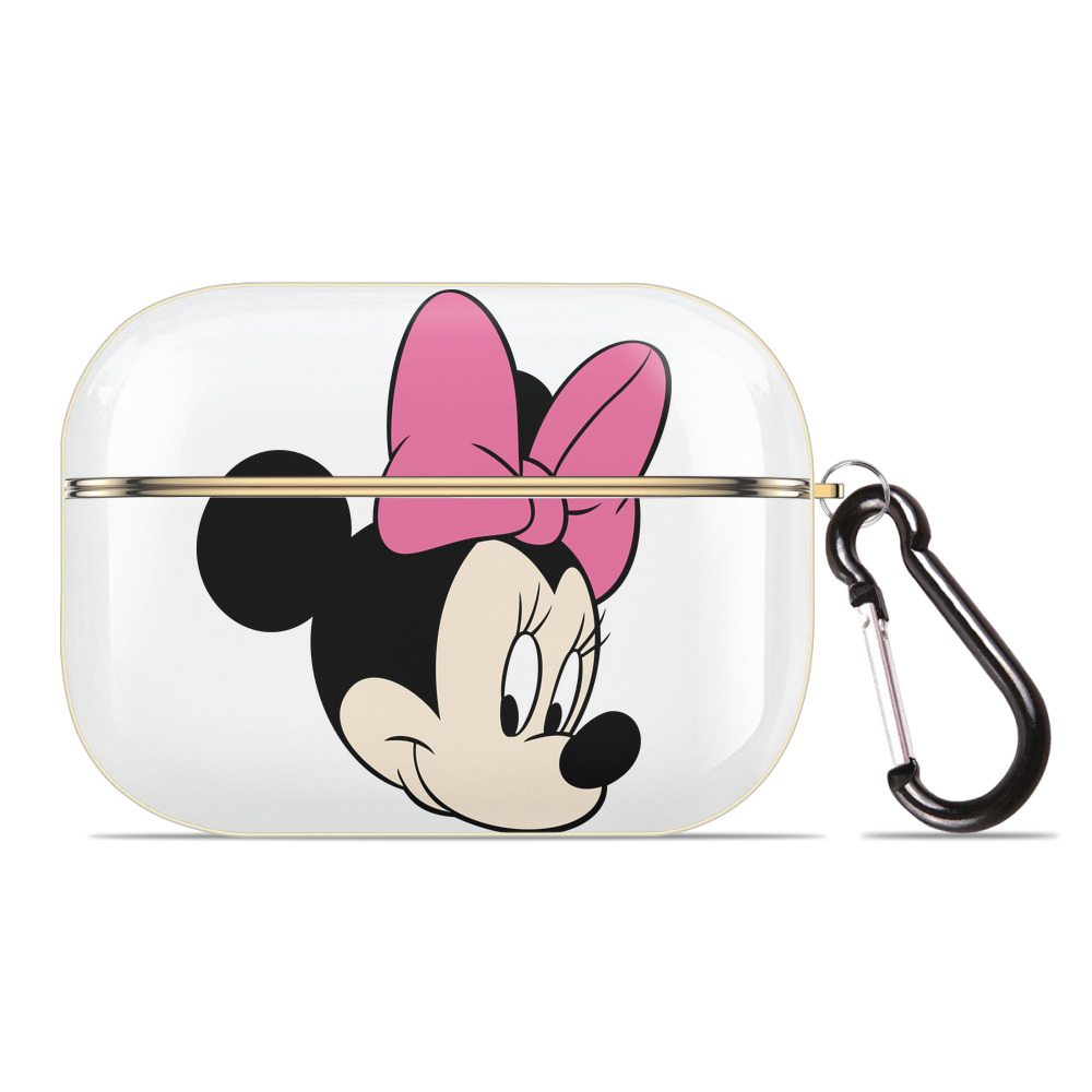 （画像用） ミッキーマウス Mickey Mouse 【AirPods Pro用】ハードシェル保護ケース｜耐衝撃・防指紋・カラビナ付き商品仕様