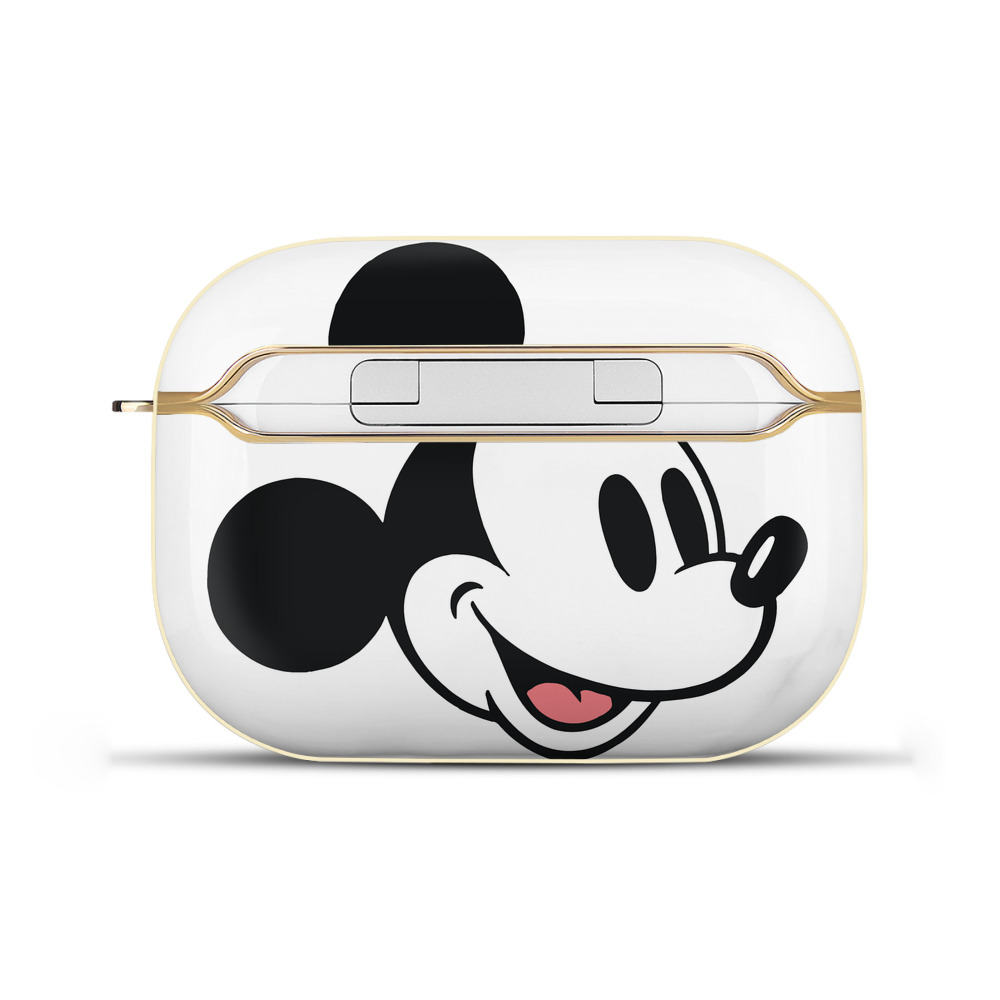 （画像用） ミッキーマウス Mickey Mouse 【AirPods Pro用】ハードシェル保護ケース｜耐衝撃・防指紋・カラビナ付き商品仕様