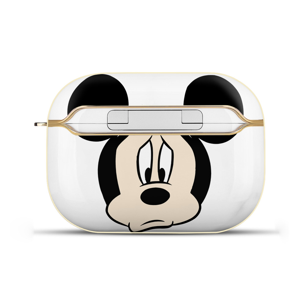 （画像用） ミッキーマウス Mickey Mouse 【AirPods Pro用】ハードシェル保護ケース｜耐衝撃・防指紋・カラビナ付き商品仕様