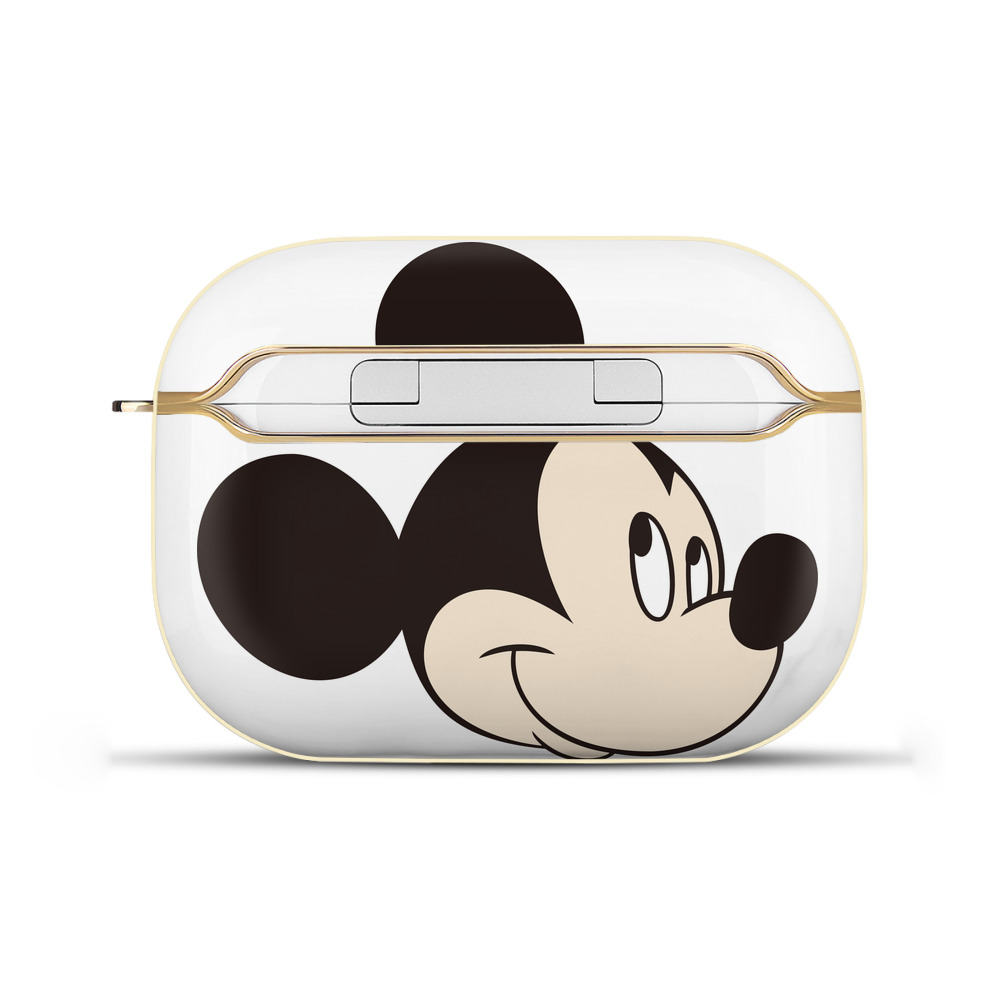 （画像用） ミッキーマウス Mickey Mouse 【AirPods Pro用】ハードシェル保護ケース｜耐衝撃・防指紋・カラビナ付き商品仕様