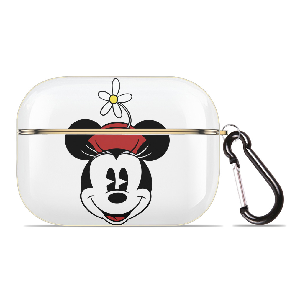 （画像用） ミッキーマウス Mickey Mouse 【AirPods Pro用】ハードシェル保護ケース｜耐衝撃・防指紋・カラビナ付き商品仕様