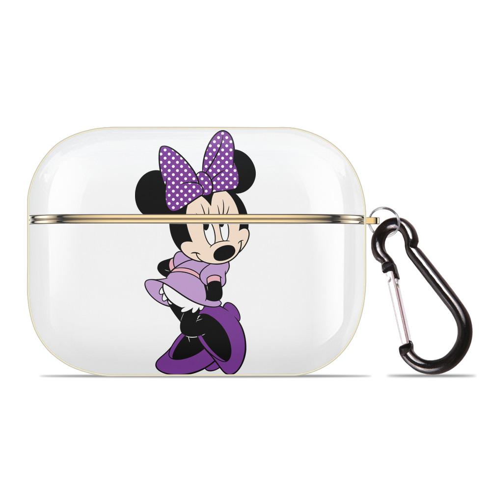 （画像用） ミッキーマウス Mickey Mouse 【AirPods Pro用】ハードシェル保護ケース｜耐衝撃・防指紋・カラビナ付き商品仕様