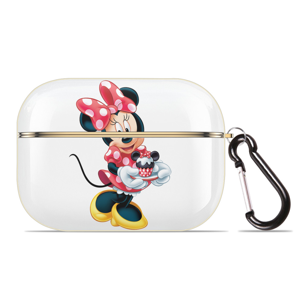 （画像用） ミッキーマウス Mickey Mouse 【AirPods Pro用】ハードシェル保護ケース｜耐衝撃・防指紋・カラビナ付き商品仕様