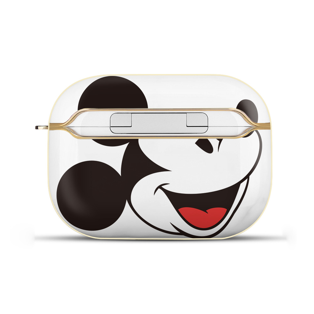 （画像用） ミッキーマウス Mickey Mouse 【AirPods Pro用】ハードシェル保護ケース｜耐衝撃・防指紋・カラビナ付き商品仕様